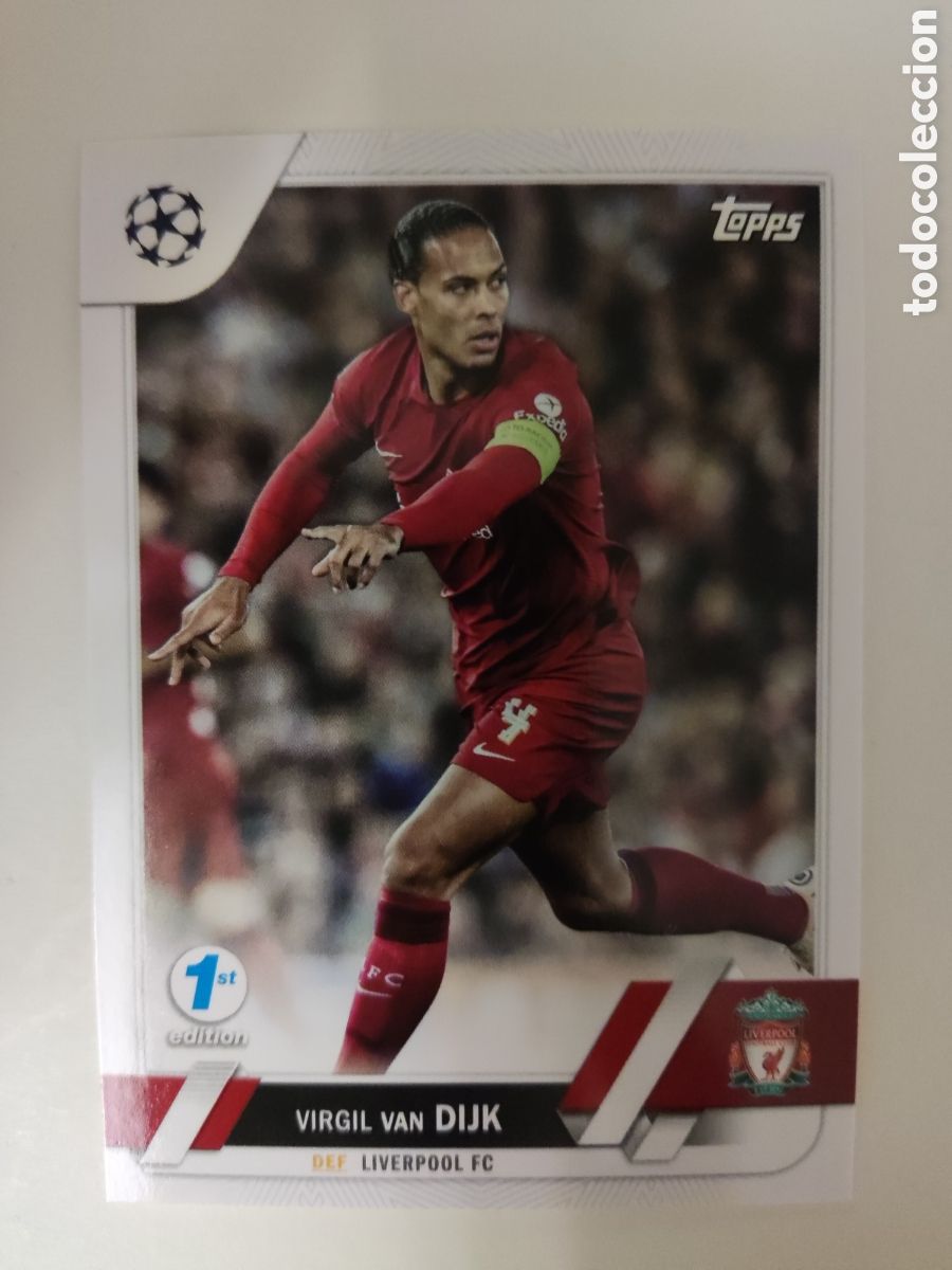 130 VIRGIL VAN DIJK (LIVERPOOL FC) TOPPS 1 ST EDITION UCL 22 23