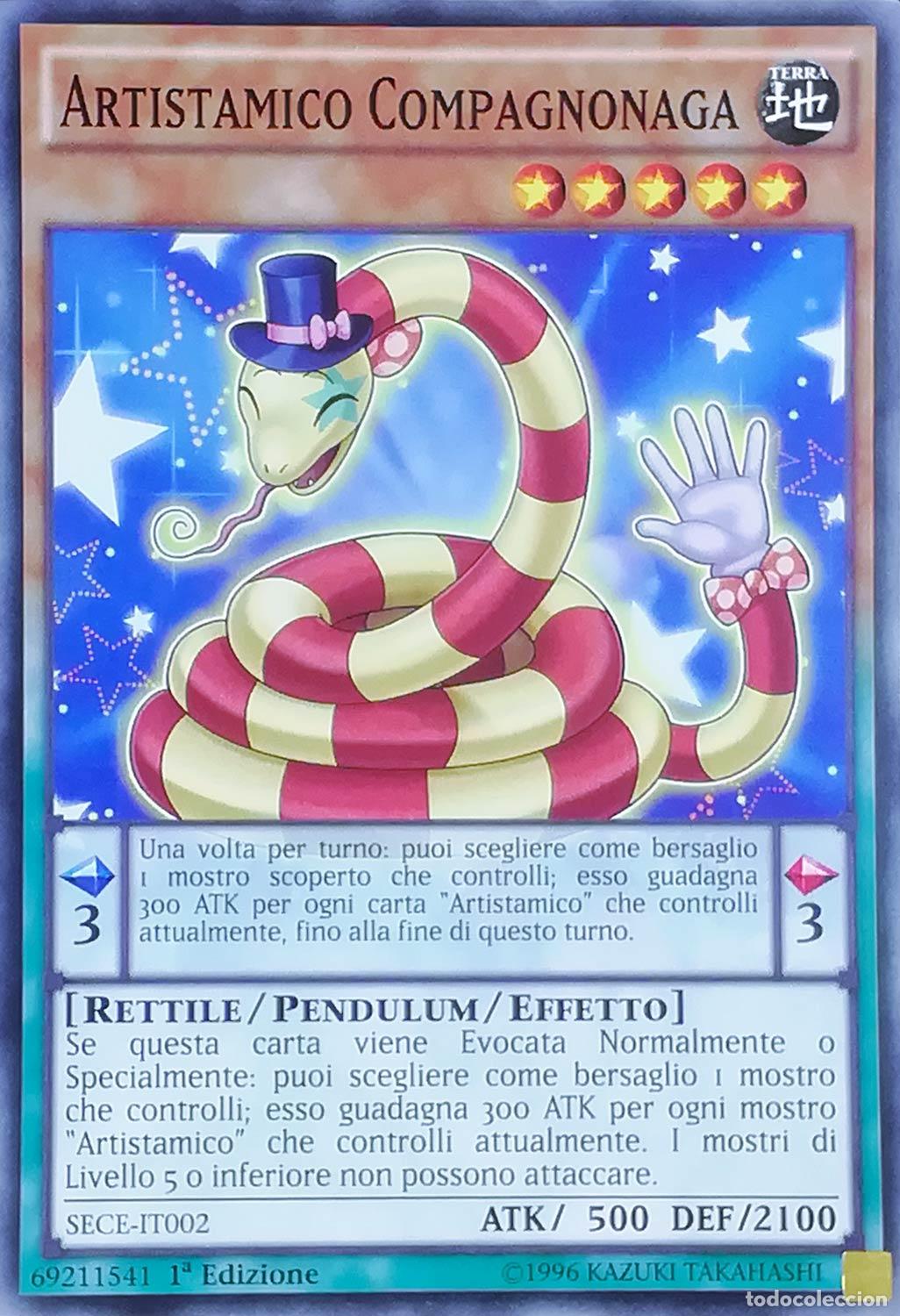 Carta YUGIOH-Artistamico Compagnonaga-MP15-IT192-ITA-EX-Common 1.Ed - Konami