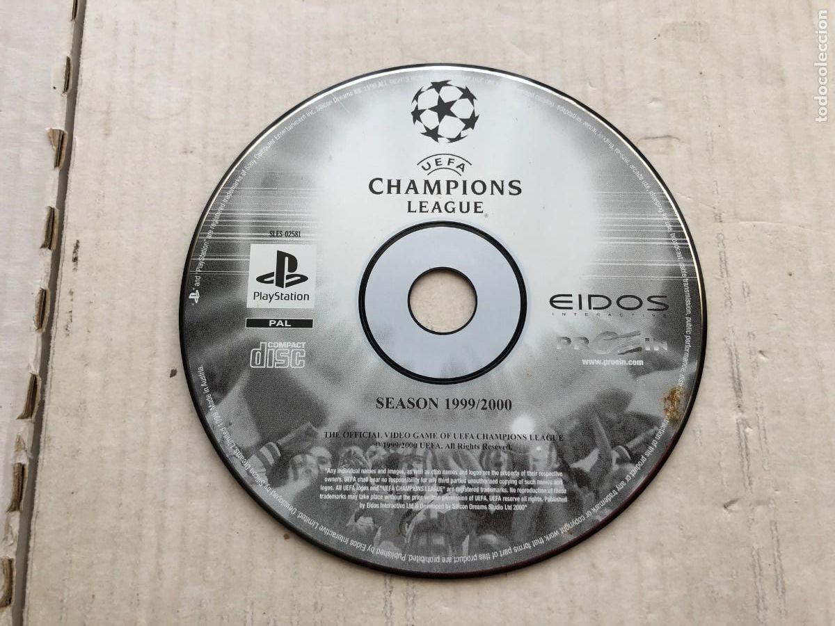 UEFA CHAMPIONS LEAGUE PSX PSONE PS1 PLAYSTATION 1 PLAY STATION ONE KREATEN