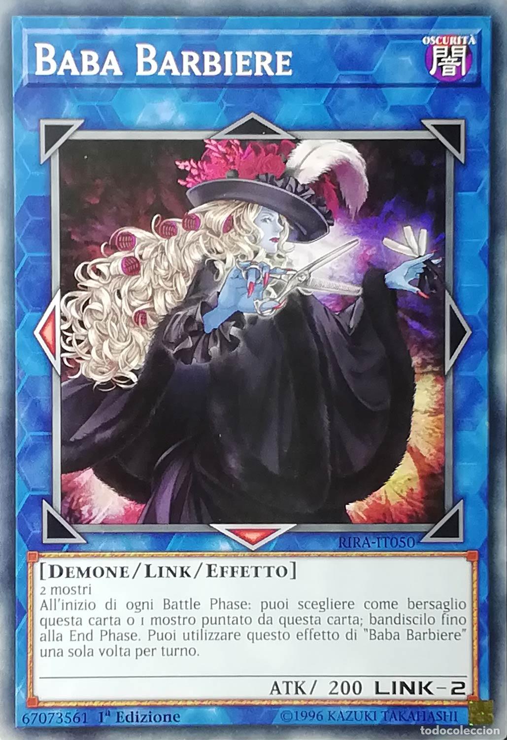 Carta YUGIOH-Baba Barbiere-RIRA-IT050-ITA-NM-Common 1.Ed - Konami
