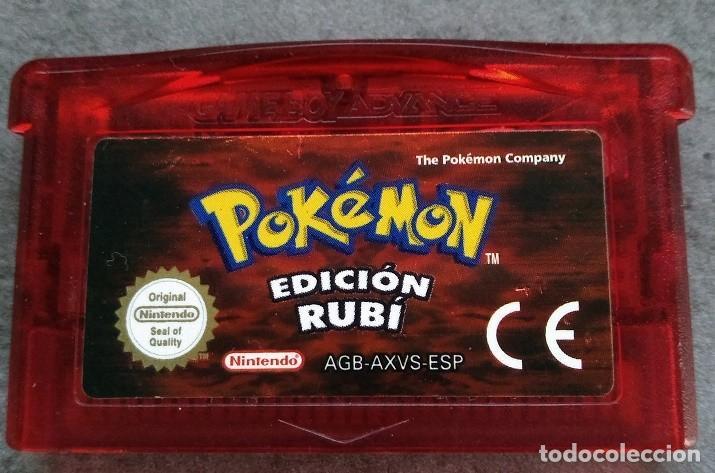 JUEGO PARA NINTENDO GAME BOY ADVANCE POKEMON EDICION RUBI ORIGINAL MADE IN JAPAN