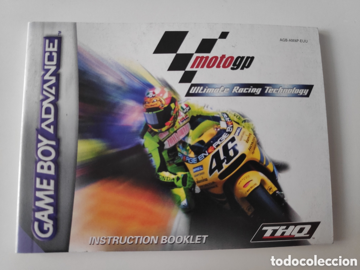 Manual de instrucciones motogp gba game boy advance Nintendo