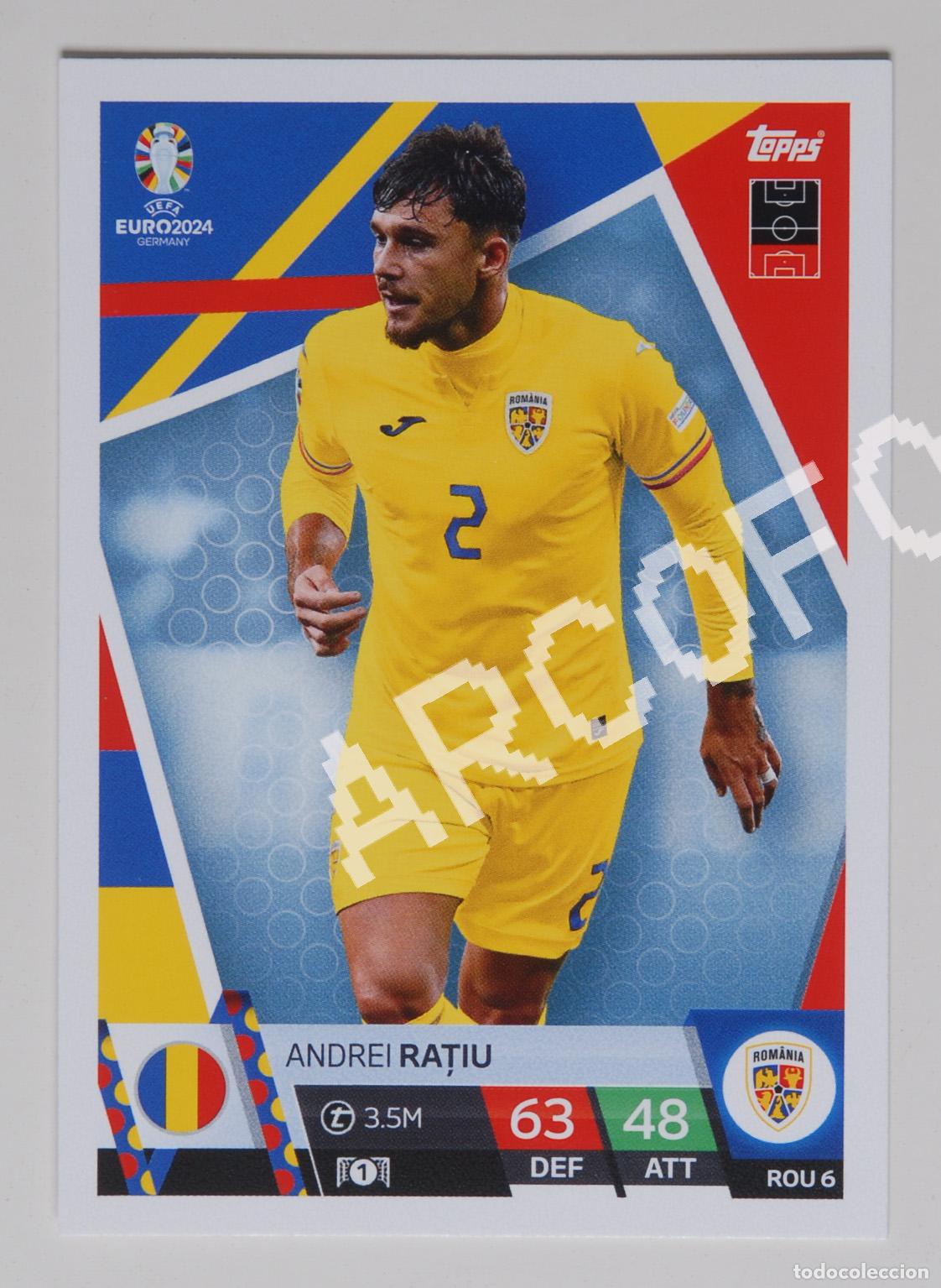 UEFA EURO2024 - MATCH ATTAX - ANDREI RATIU - ROMANIA - EUROCOPA 2024 GERMANY