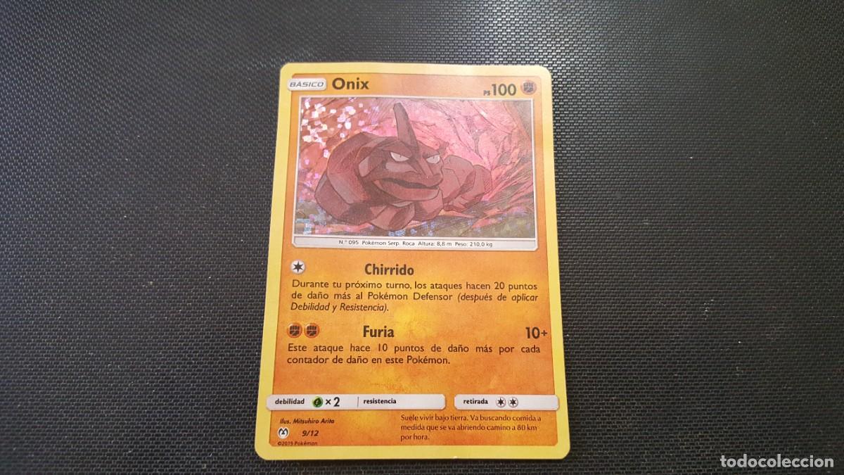 CARD POKEMON BÁSICO ONIX HOLO MCDONALD´S 2015 9/12