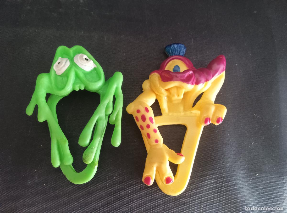 MONSTER KLIP DE CHOCO KRISPIS & POCKET MONSTER DE PHOSKITOS - FIGURA MONSTRUOS 90's