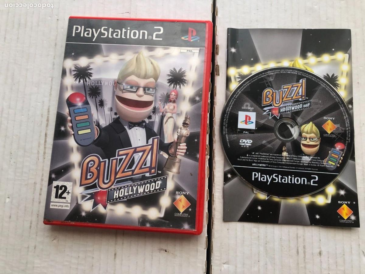 BUZZ HOLLYWOOD - PS2 PLAYSTATION 2 PLAY STATION TWO KREATEN