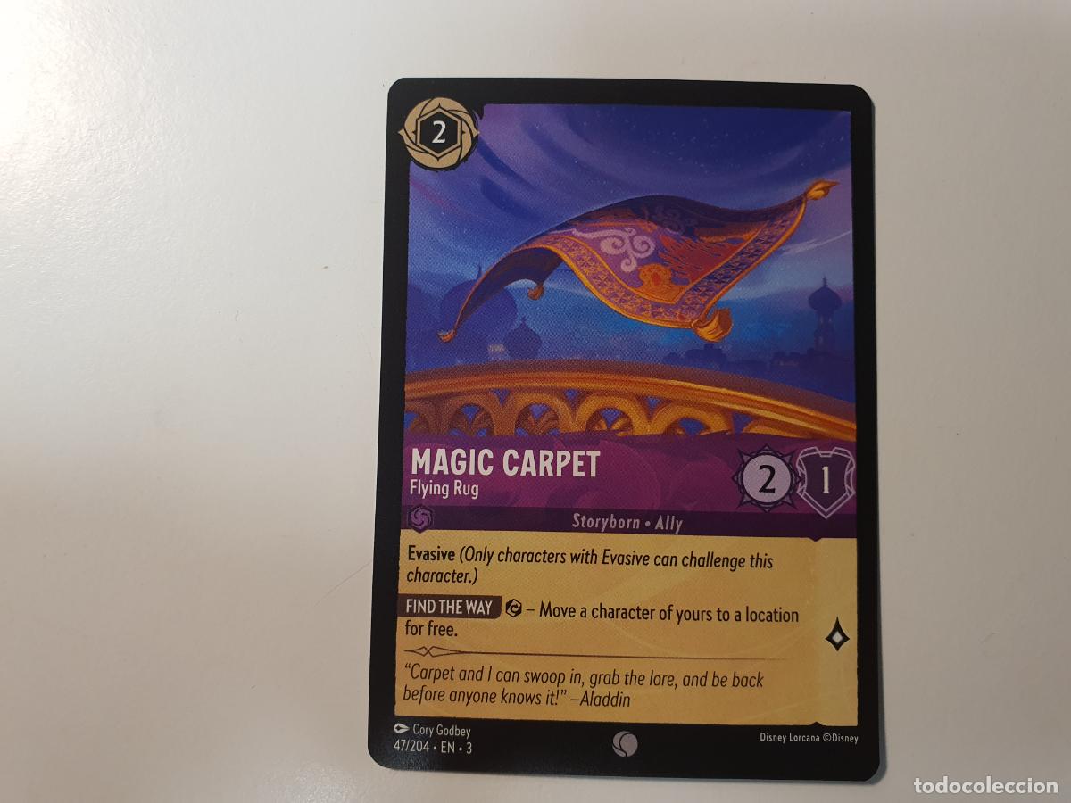 CARTA DISNEY - LORCANA INTO THE INKLANDS 2024 - COMUN - Nº 47 MAGIC CARPET