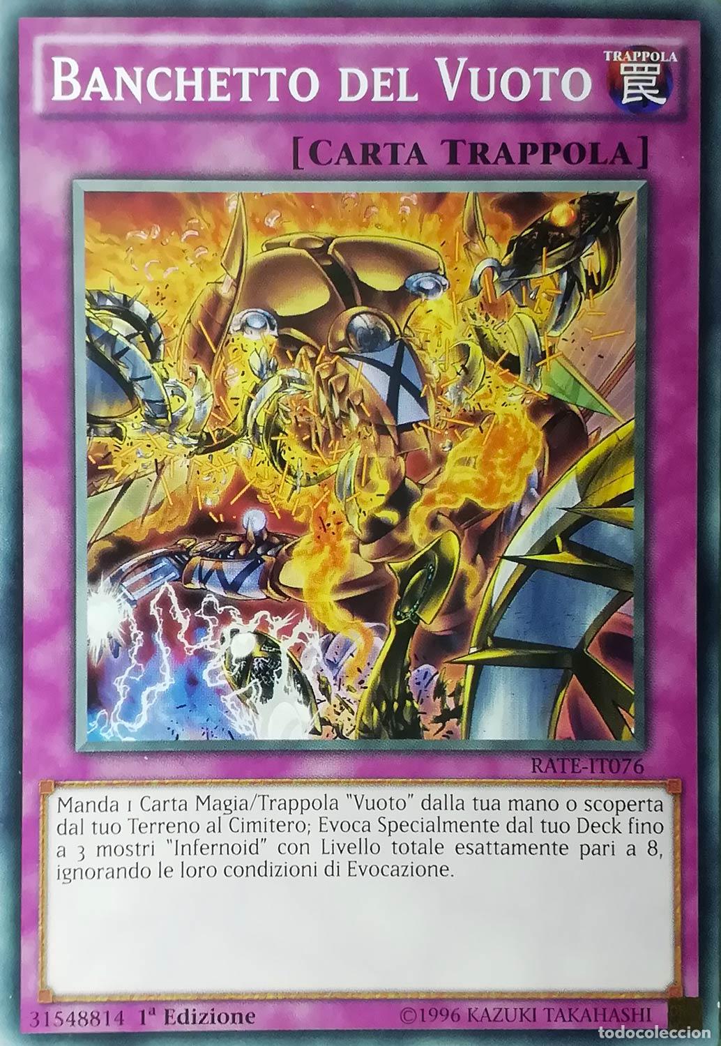 Carta YUGIOH-Banchetto del Vuoto-RATE-IT076-ITA-Good-Common 1.Ed - Konami