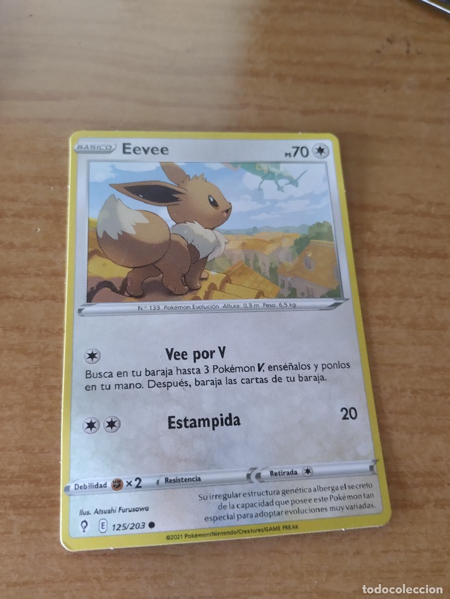 carta pokemon evee del 2021