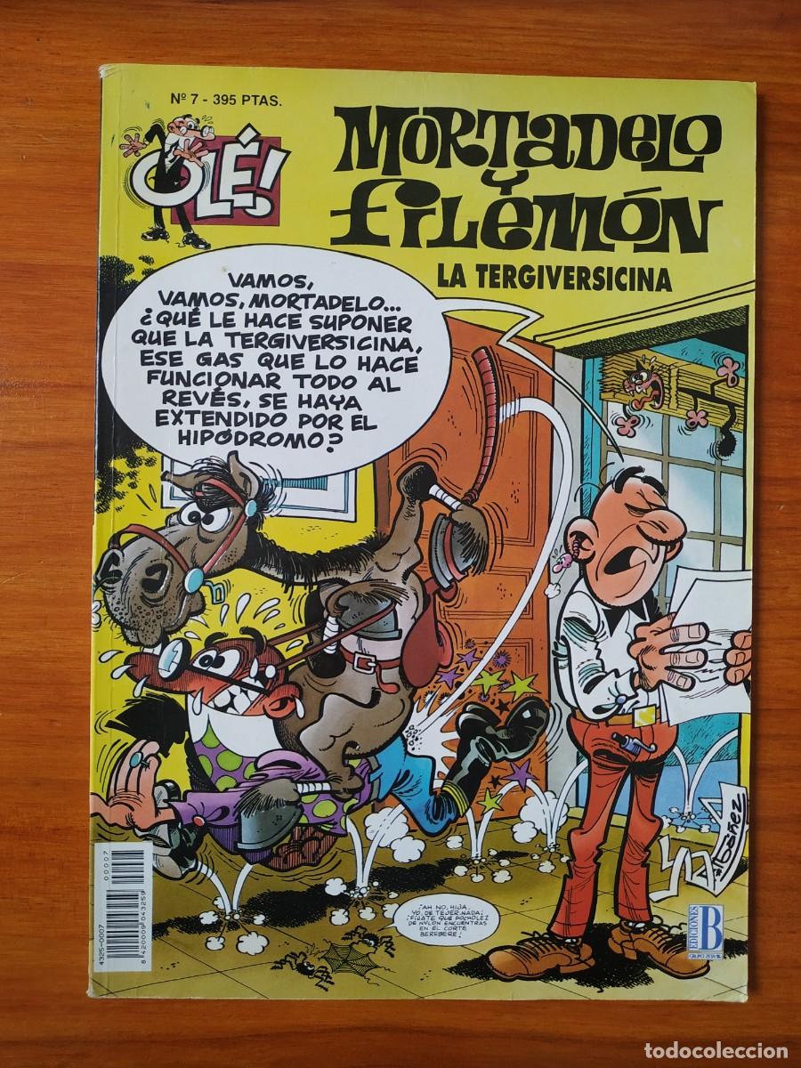 Mortadelo y Filemón, La Tergiversicina, F. Ibáñez. Colección Olé 7 Ediciones B