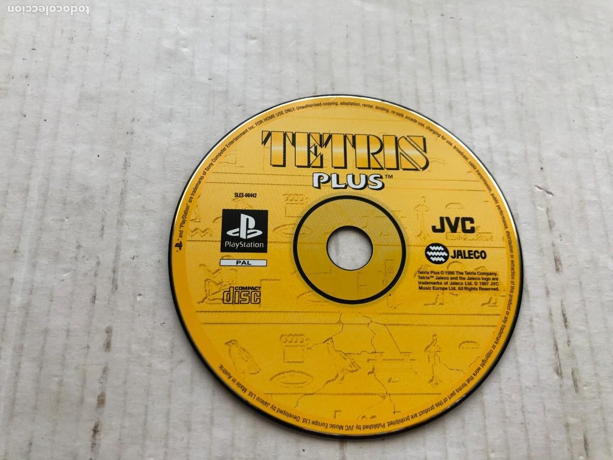 TETRIS PLUS PSX PS1 PSONE PLAYSTATION ONE PLAY STATION 1 KREATEN