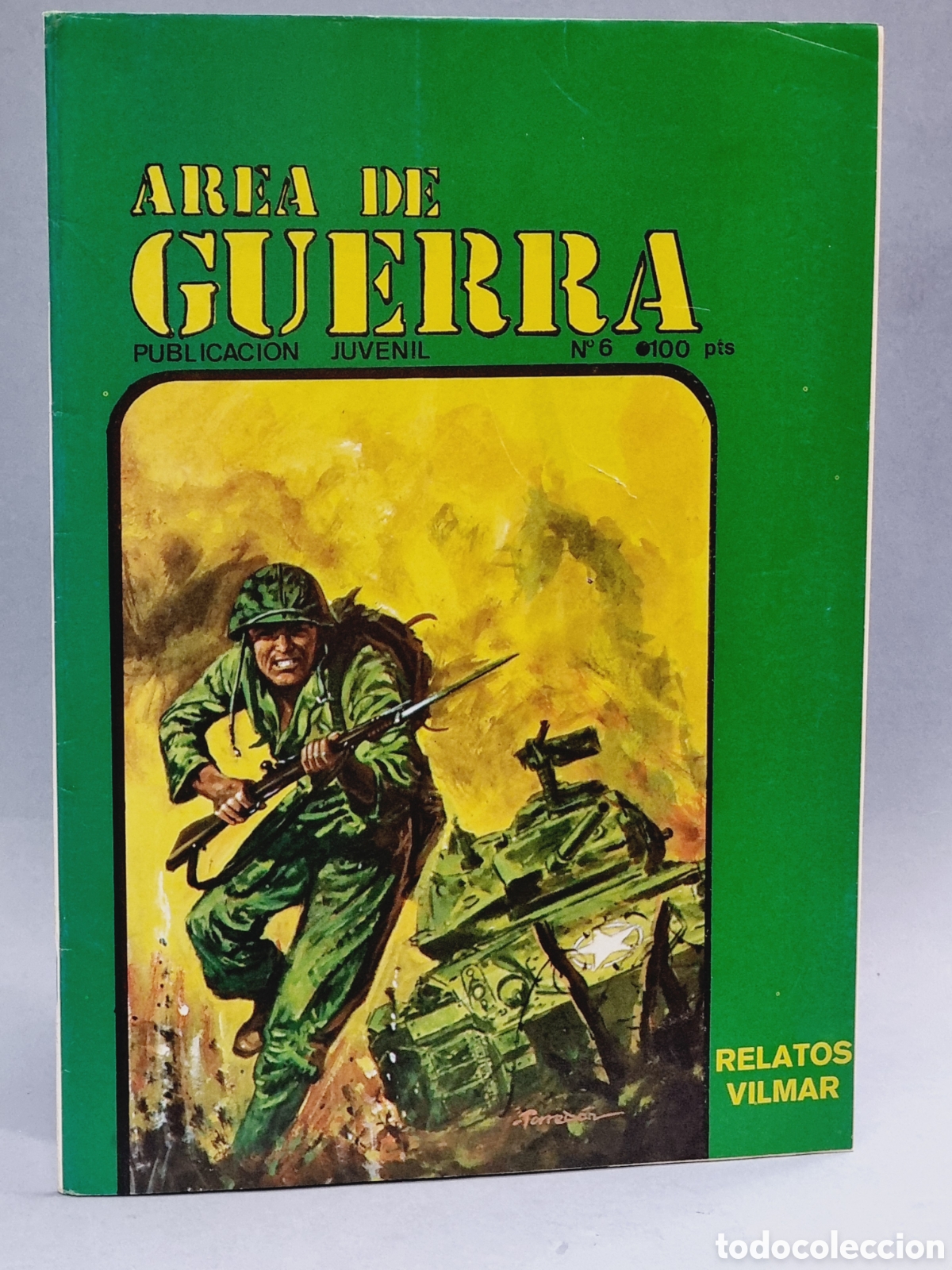 MUY BUEN ESTADO AREA DE GUERRA 6 RELATOS EDICIONES VILMAR