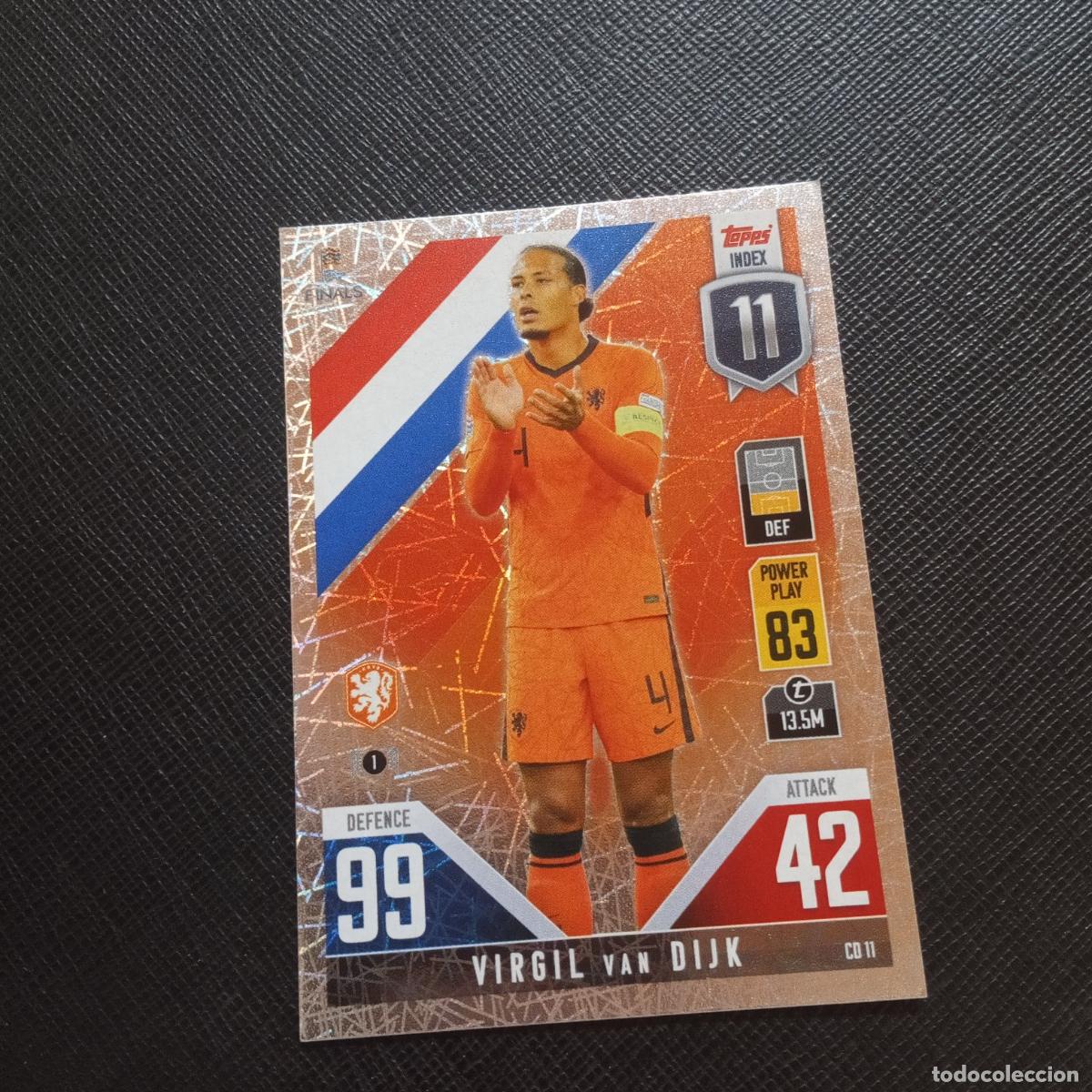 VAN DIJK HOLANDA TOPPS MATCH ATTAX ROAD TO FINALS UEFA NATIONS LEAGUE 2022 - A119 PG496