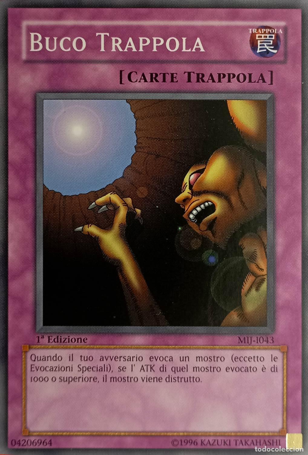 Carta YUGIOH-Buco Trappola-SKE-IT042-ITA-LP-Common 1.Ed - Konami