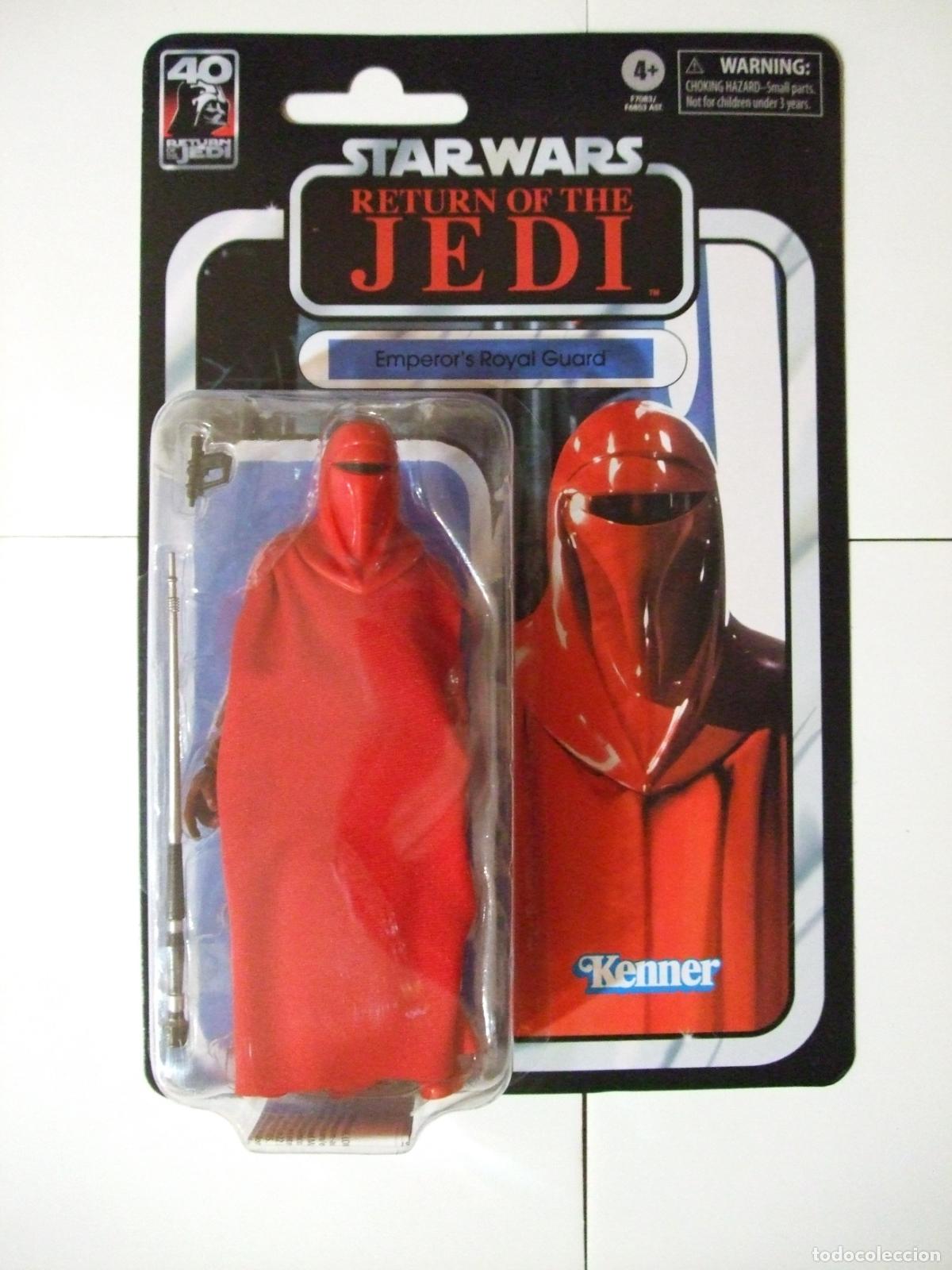 FIGURA EMPEROR´S ROYAL GUARD STAR WARS RETURN OF THE JEDI 40 ANIVERSARIO HASBRO KENNER 40TH GUARDIA