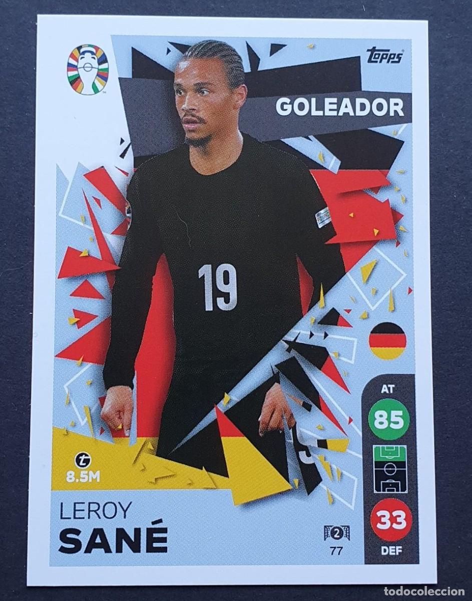 #77 LEROY SANÉ (Germany) Goleador - UEFA Euro 2024 Germany TOPPS Match Attax ALL STARS Lidl