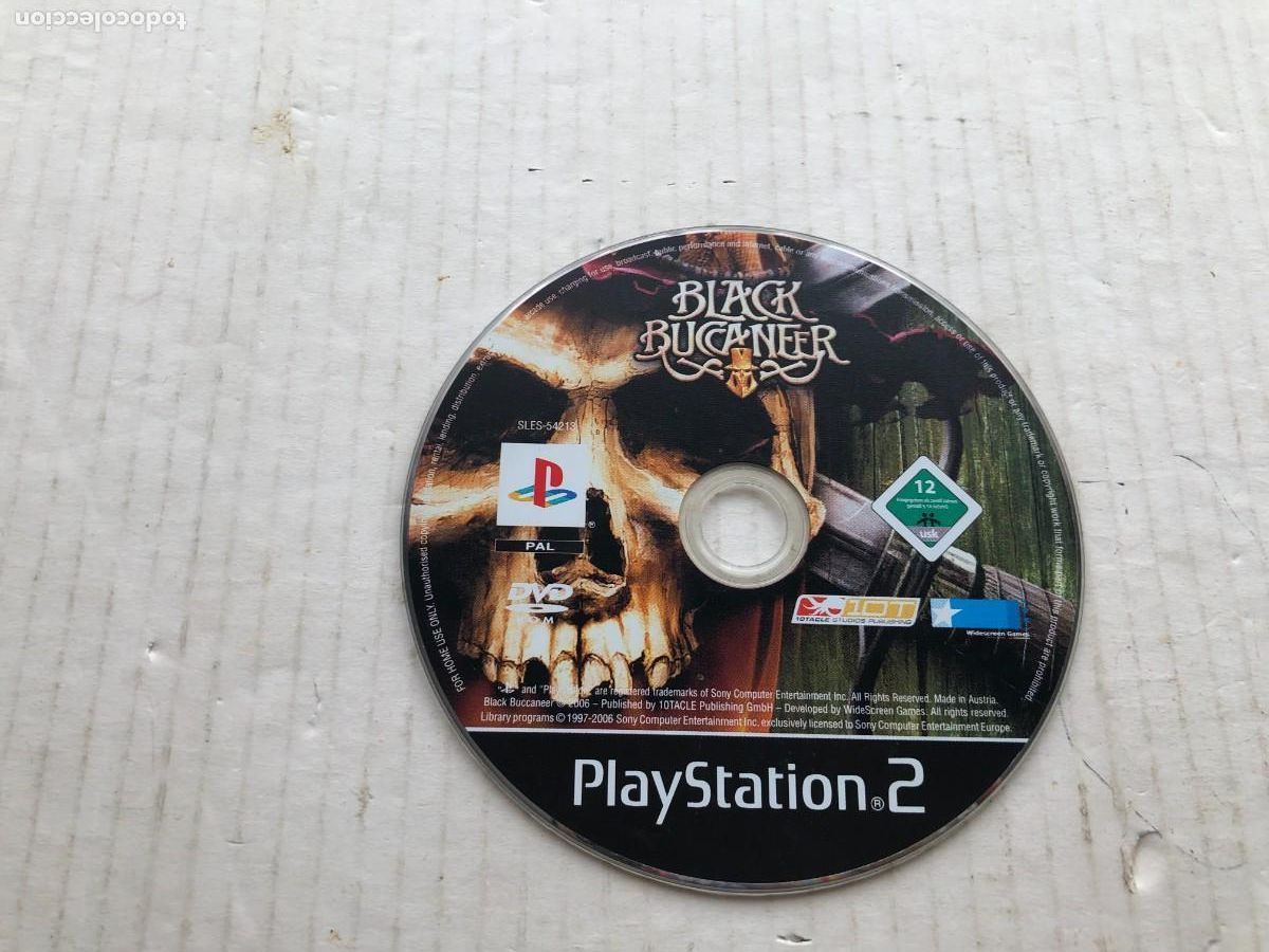 BLACK BUCCANEER - PS2 PLAYSTATION 2 PLAY STATION TWO KREATEN SONY
