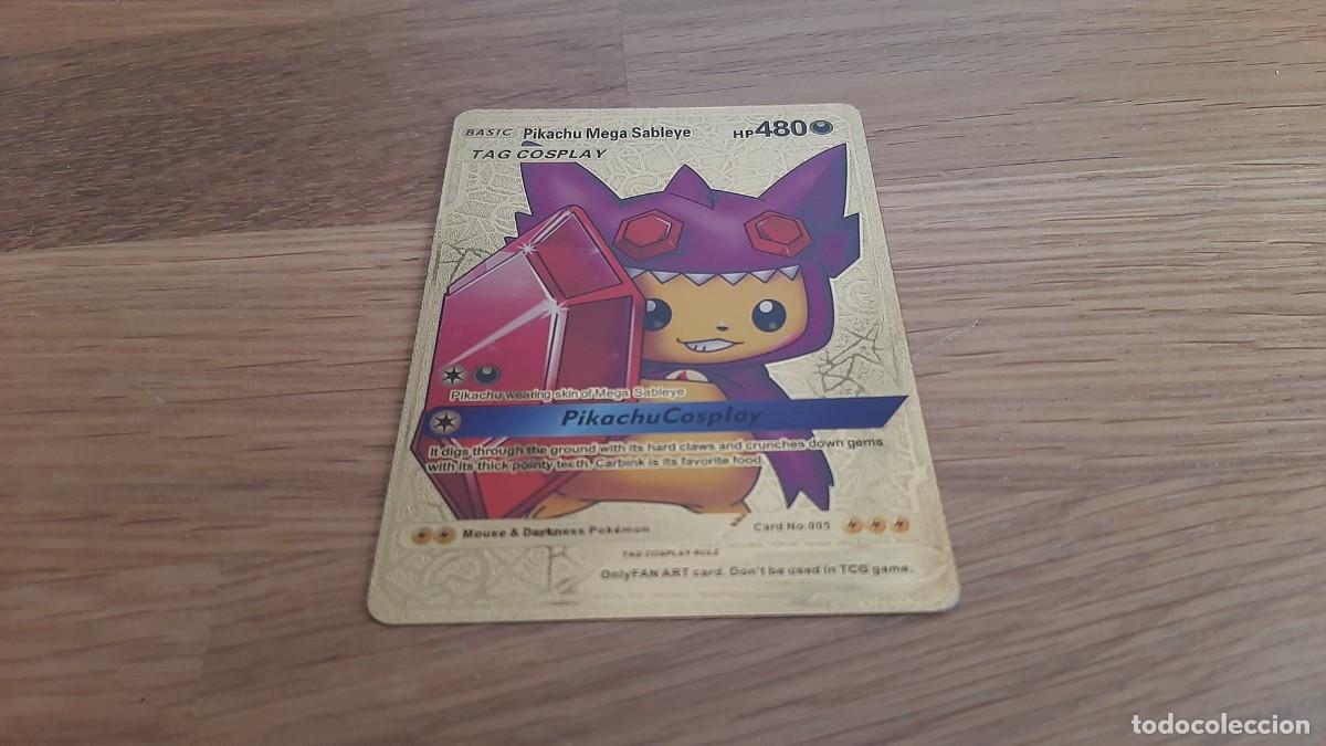 Pokemon -- Pikachu Mega Sableye -- Tag Cosplay -- Oro -- Dorada