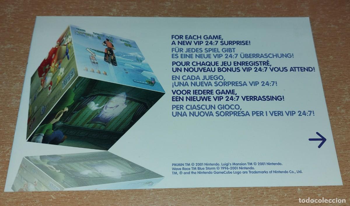 Tarjeta NINTENDO VIP PIKMIN GAMECUBE ? ESTRELLAS