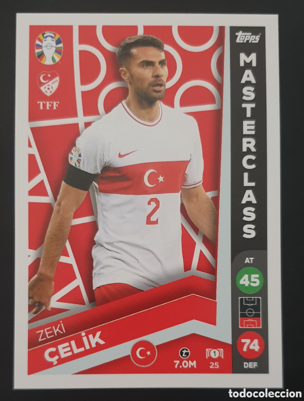 ÇELIK 25 TURQUIA EUROCOPA 2024 MASTERCLASS CROMO LIDL TOPPS