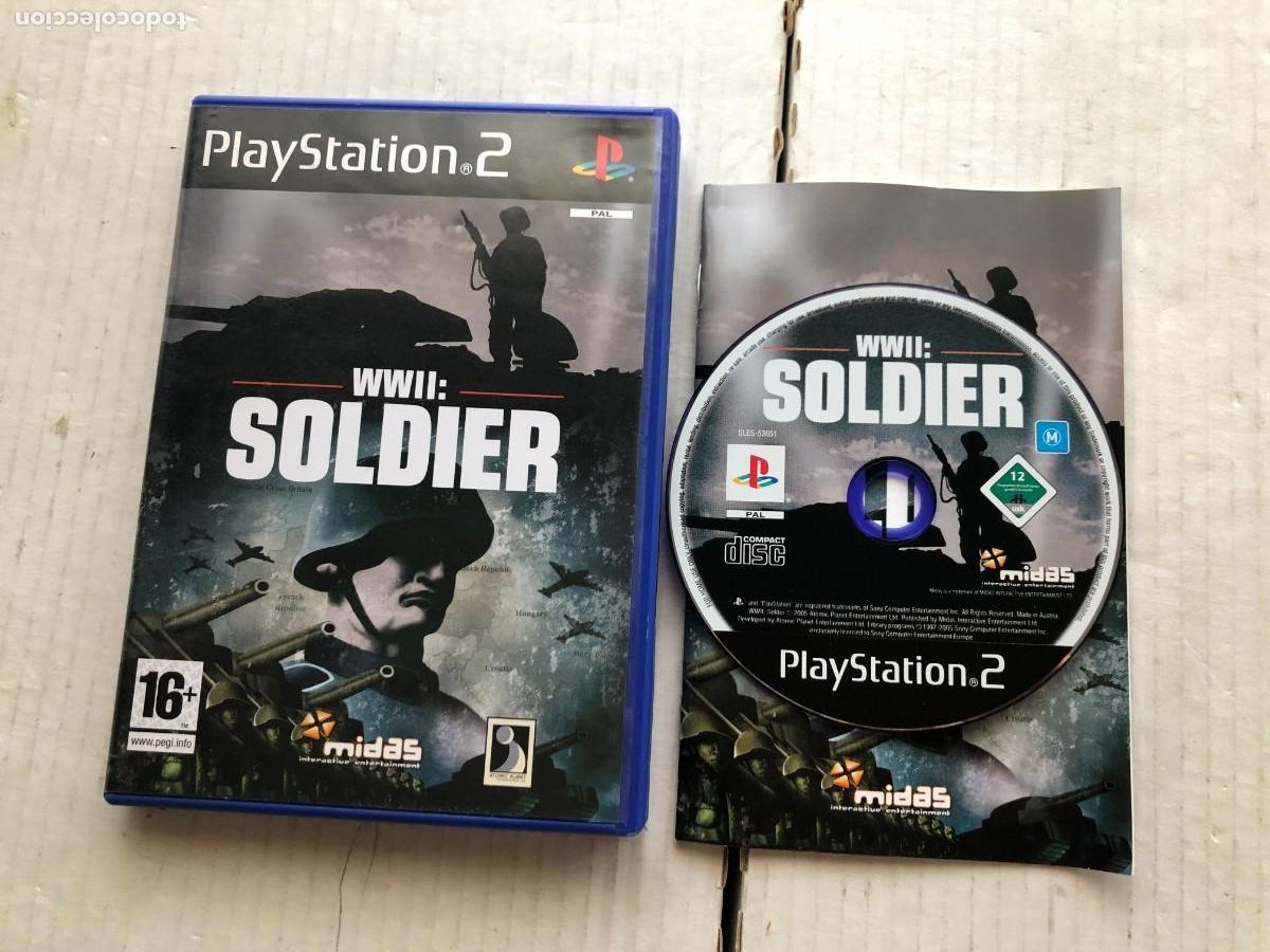 WWII SOLDIER - PS2 PLAYSTATION 2 PLAY STATION TWO KREATEN