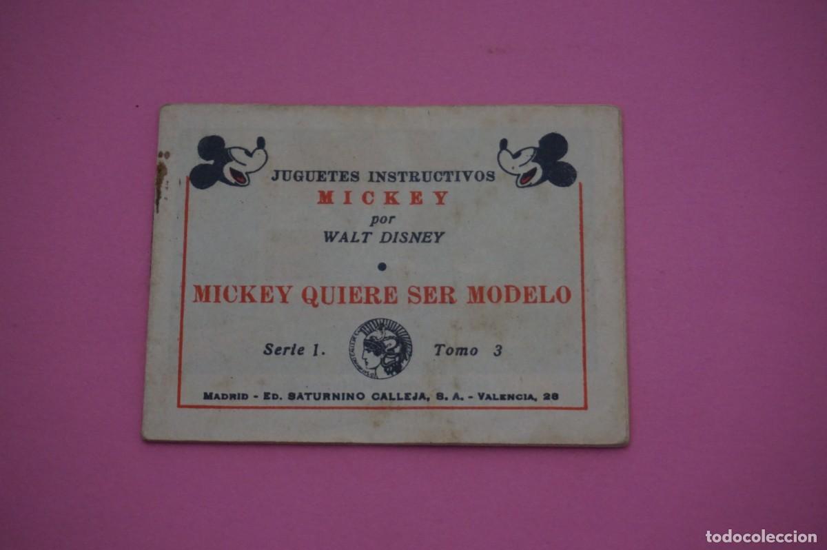 JUGUETES INSTRUCTIVOS - MICKEY POR WALT DISNEY - MICKEY QUIERE SER MODELO - SERIE I TOMO 3 -