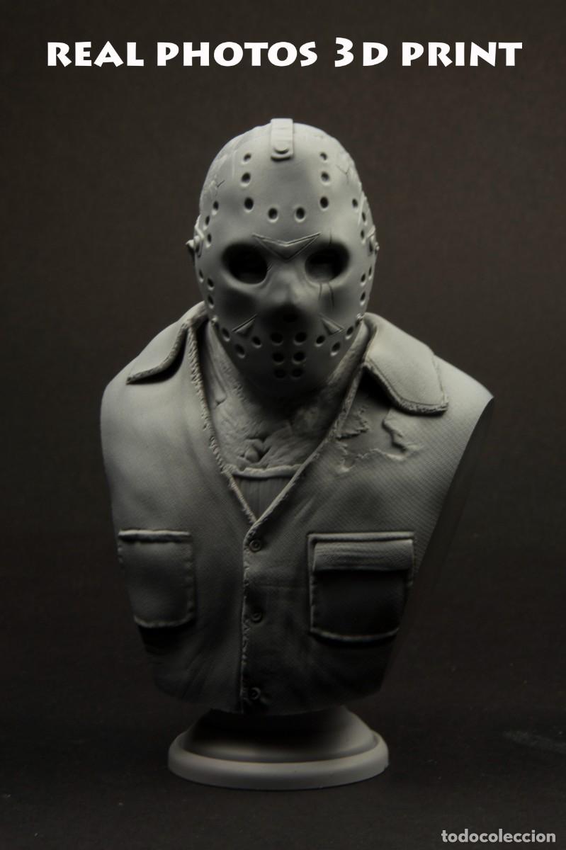 Busto de resina. ESCALA 1/6. JASON VOORHEES. 3D. VIERNES 13. Friday the 13th.. Listo para pintar.