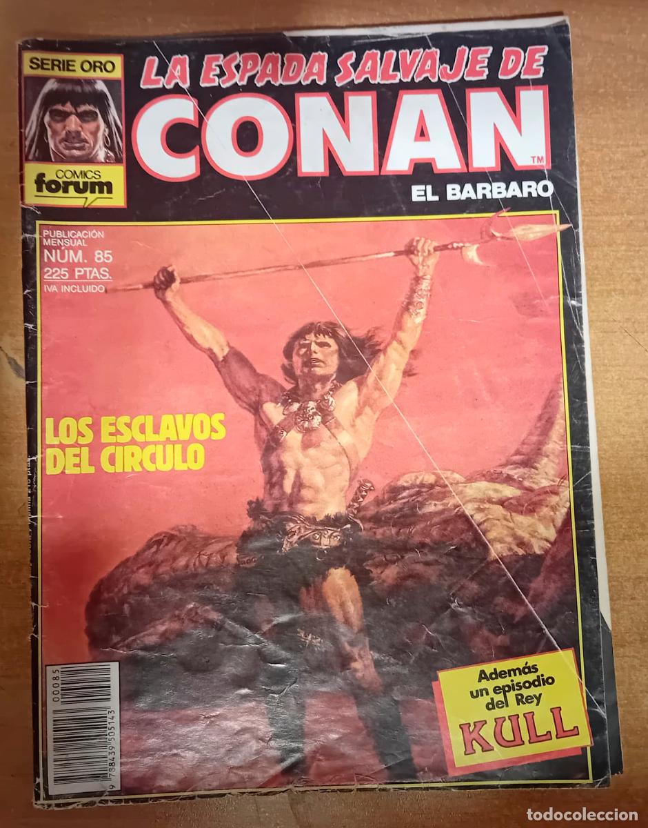 comic LA ESPADA SALVAJE DE CONAN - el barbaro - nº 85 - SERIE ORO - FORUM PLANETA