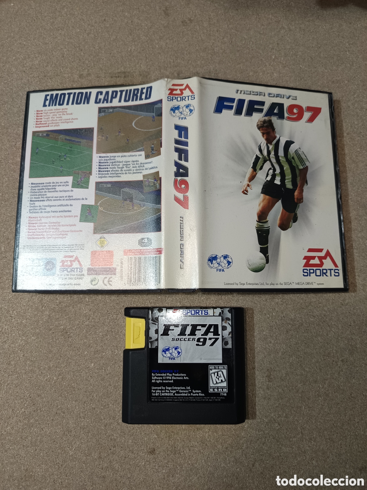 SEGA MEGADRIVE FIFA 97 PAL ESP SIN MANUAL