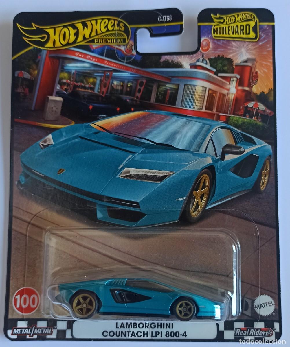 HOT WHEELS PREMIUM. LAMBORGHINI COUNTACH LPI 800-4. REAL RIDERS. (1)