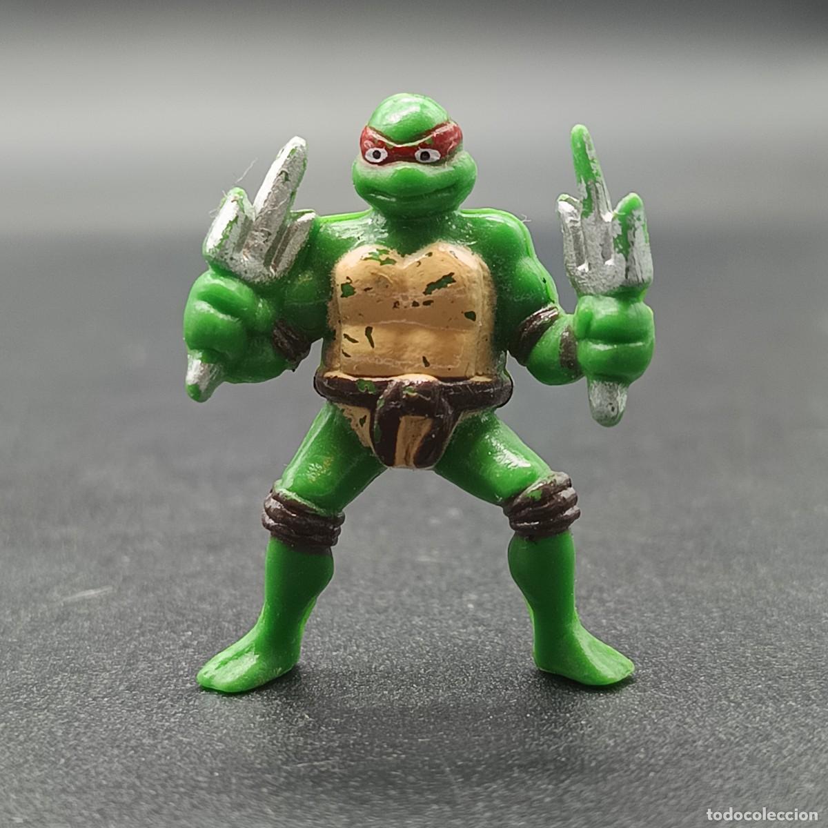 FIGURA DE HUEVO KINDER MIRAGE TMNT TORTUGAS NINJA,RAPHAEL