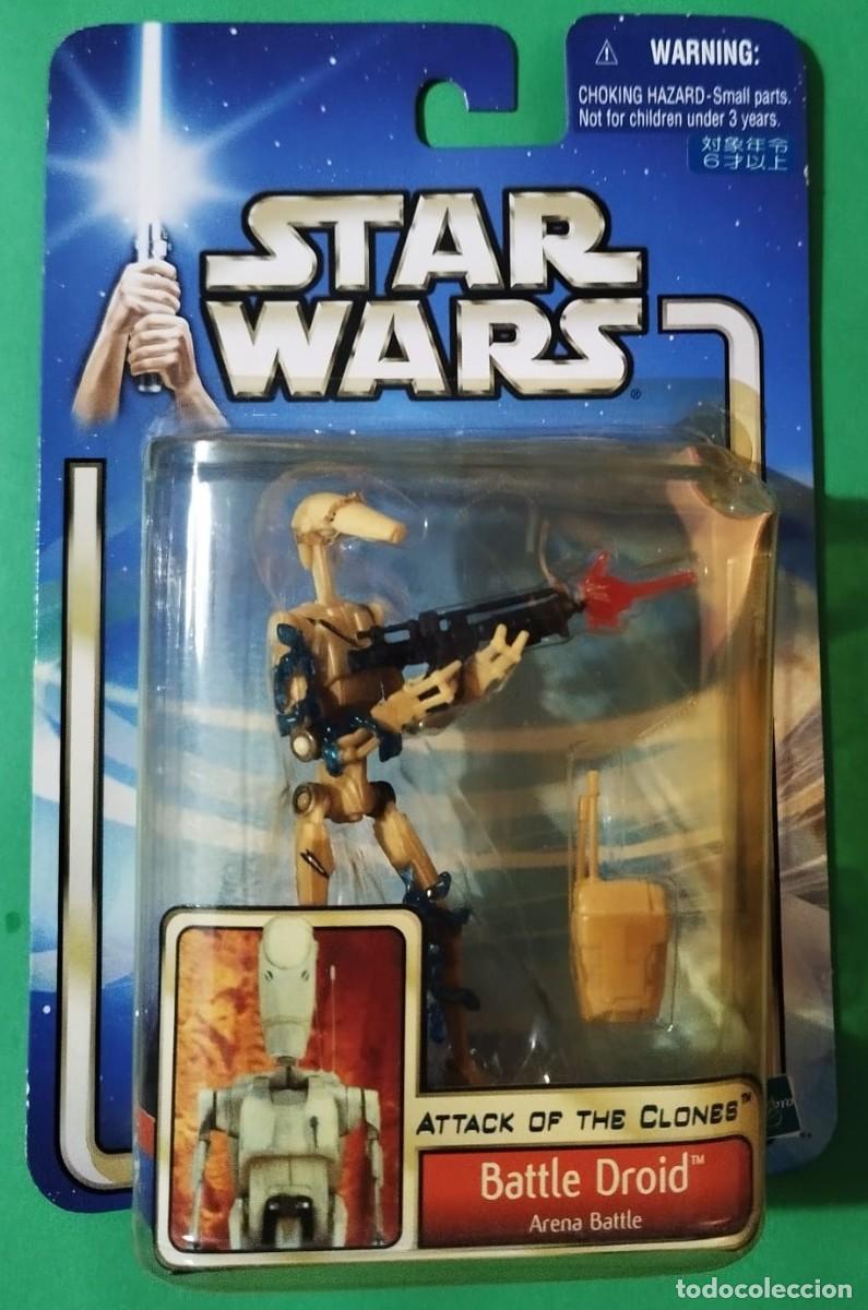 0063-4 STAR WARS.**BATTLE DROID**.BLISTER SIN ABRIR.HASBRO.TOMY.2002