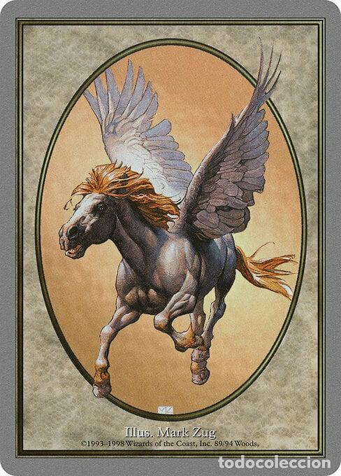 Carta MTG-Pegasus Token (White 1/1)-Unglued-N.343-EN-Good- - Magic the Gathering