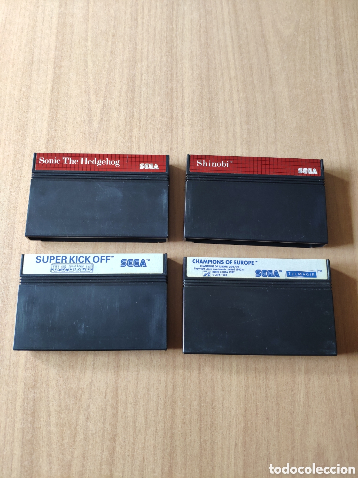Lote Master System Shinobi, Sonic,...Sega