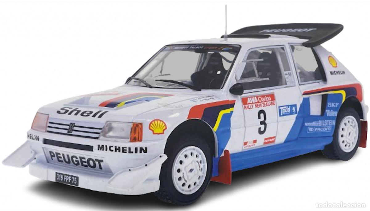 Peugeot 205 T16 EVO 2 - Rally Nueva Zelanda 1986 - J. Kankkunen (Escala 1:18) T 16,rallye,vencedores