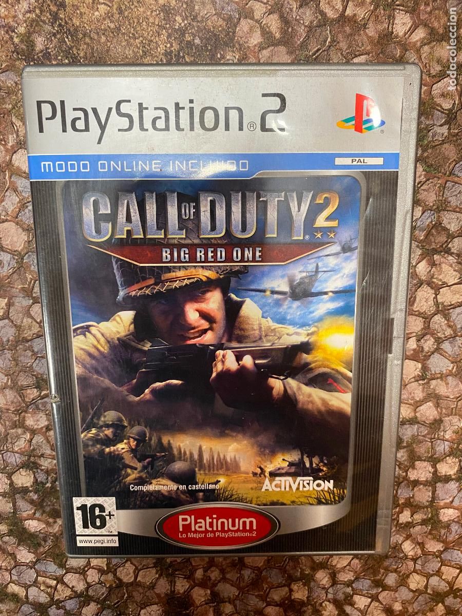 PS2 CALL OF DUTY 2 BIG RED ONE PAL ESPAÑA PLAYSTATION 2 PAL ESP