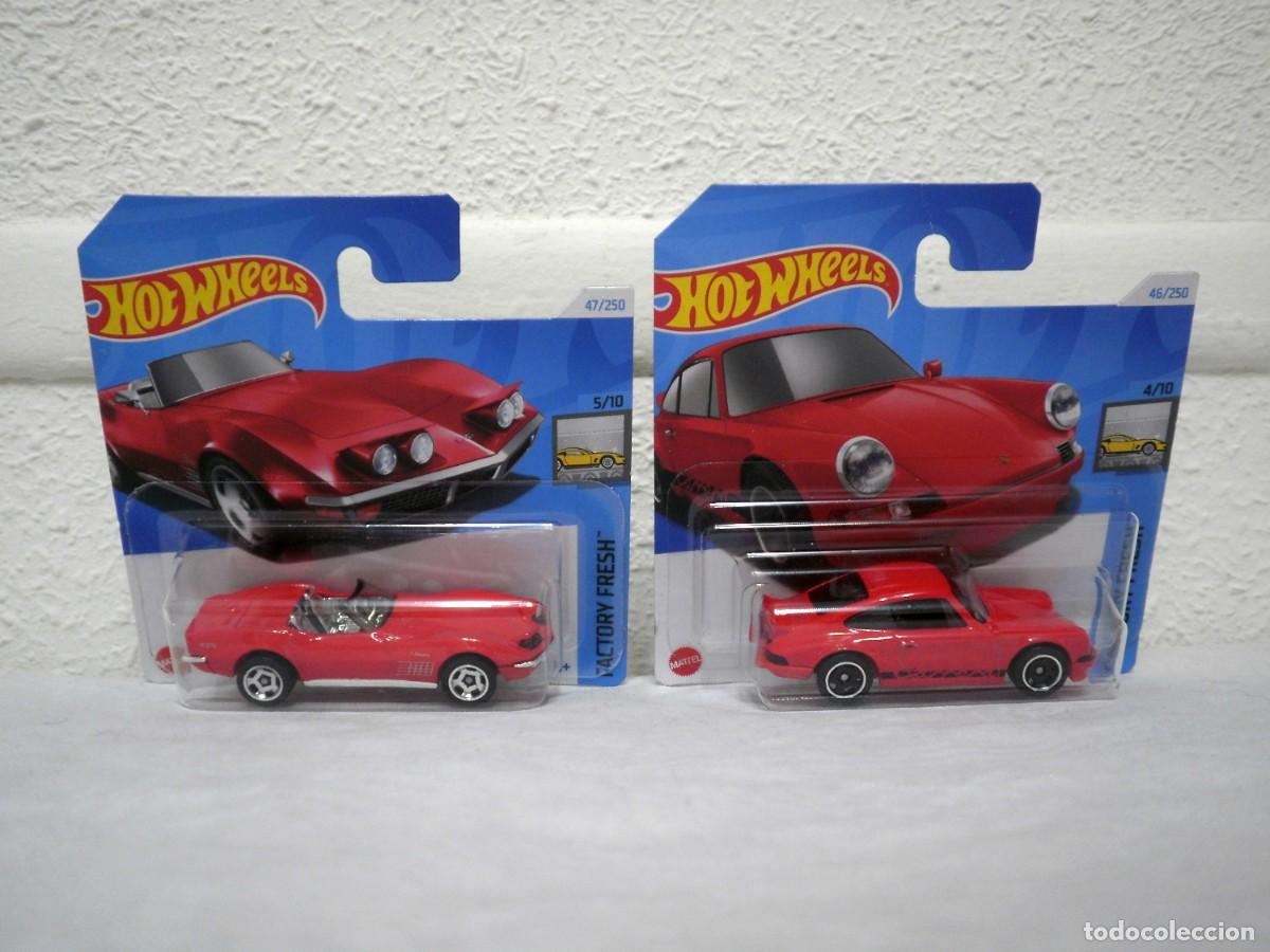 Lote 2 Hot Wheels: Porsche 911 Carrera R5 2.7 y ‘72 Stingray Convertible