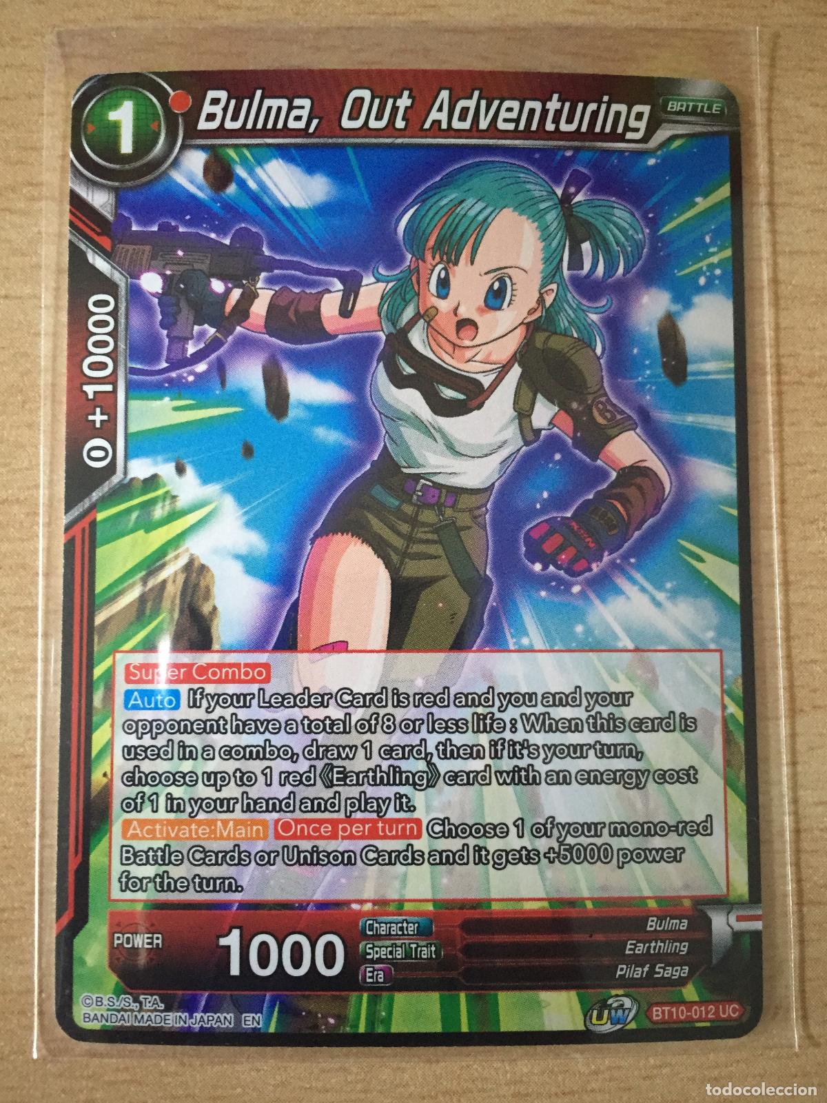 BT10-012UC - BULMA, OUT ADVENTURING - DRAGON BALL TRADING CARDS