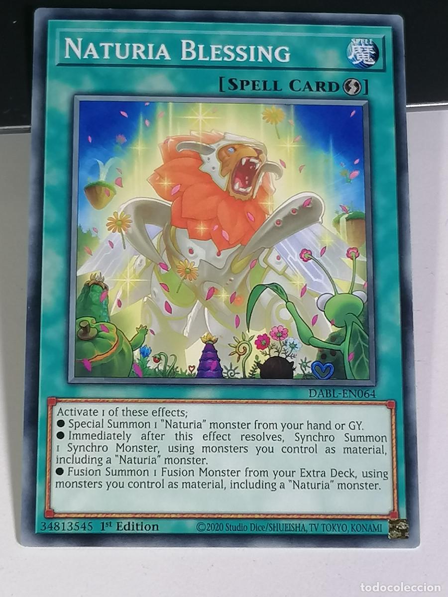 YuGiOh NATURIA BLESSING DABL-EN064 KONAMI 1st EDITION
