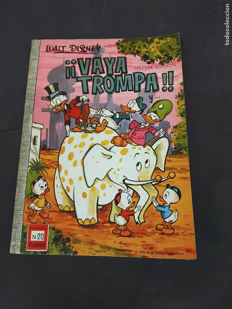 COLECCION DUMBO Nº 20 VAYA TROMPA. WALT DISNEY 1970. ERSA