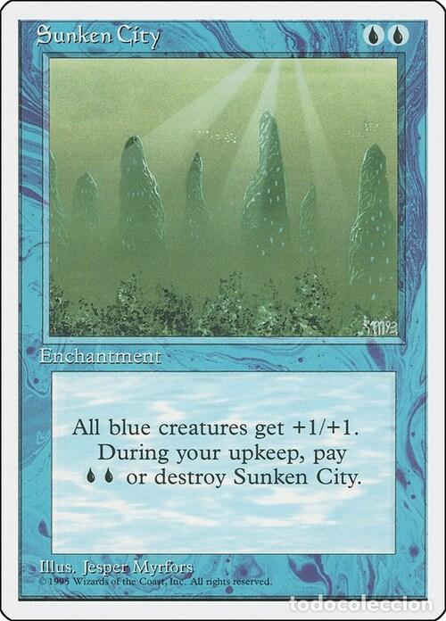 Carta MTG-Sunken City-Quarta Edizione-N.039-EN-EX- - Magic the Gathering
