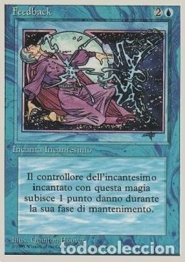 Carta MTG-Feedback-Foreign White Bordered-N.071-ITA-EX- - Magic the Gathering