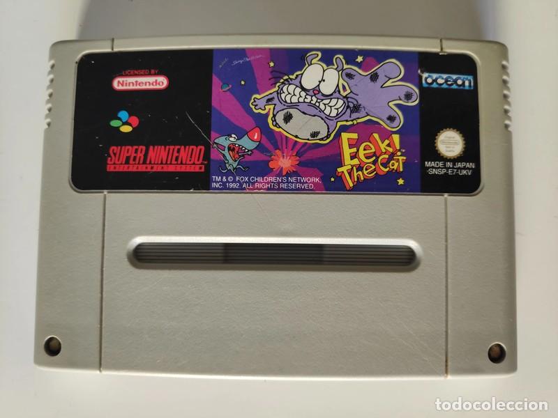 Juego eek the cat snes super Nintendo Pal