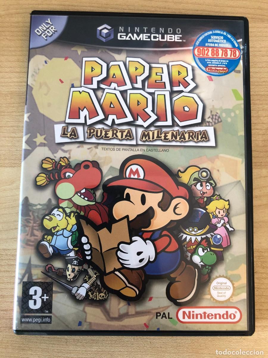 PAPER MARIO LA PUERTA MILENARIA. NINTENDO GAMECUBE. PAL ESPAÑA