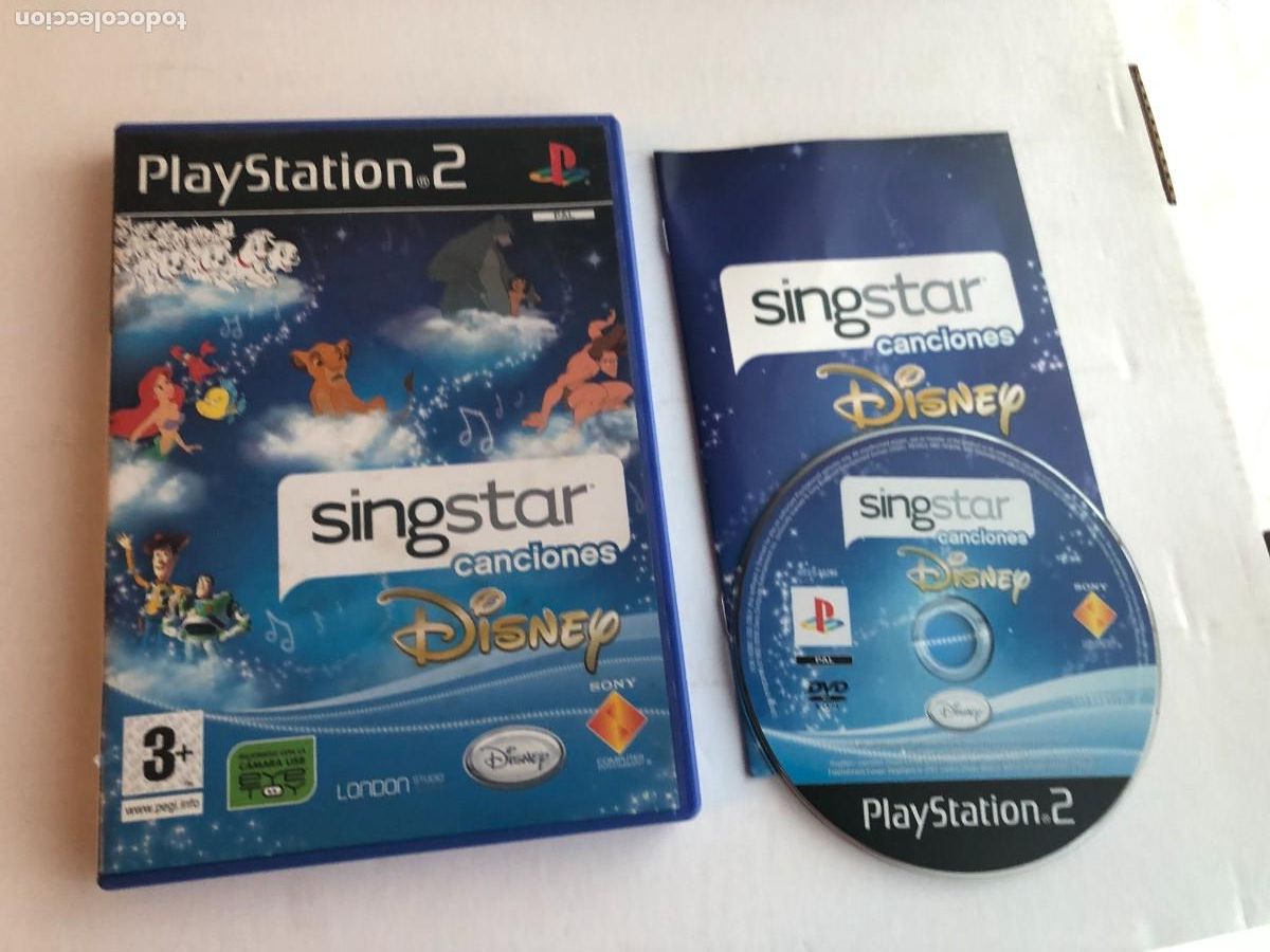 SINGSTAR CANCIONES DISNEY SING STAR - PS2 PLAYSTATION 2 PLAY STATION TWO KREATEN