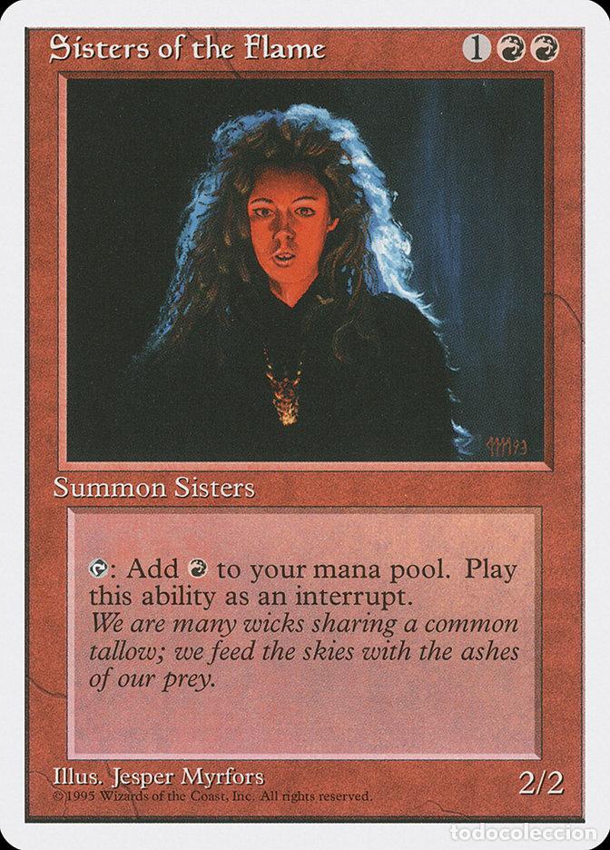Carta MTG-Sorellanza della Fiamma-Quarta Edizione-N.176-ITA-EX- - Magic the Gathering