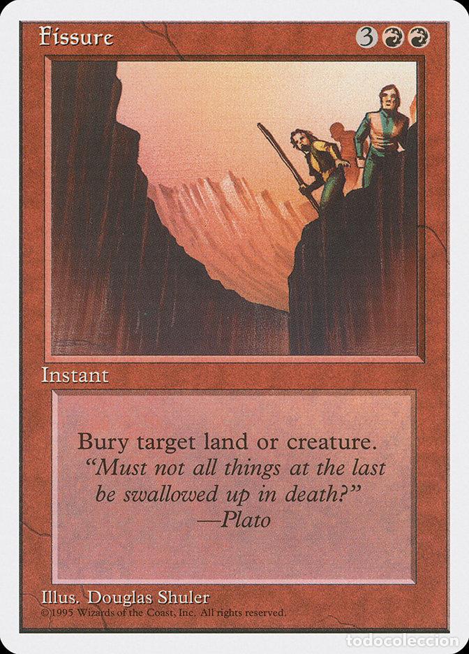 Carta MTG-Fenditura-Quarta Edizione-N.204-ITA-Good- - Magic the Gathering