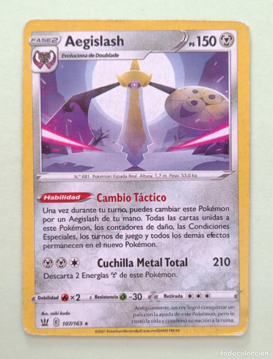 CARTA POKÉMON FASE 2 AEGISLASH (107/163) (2021)