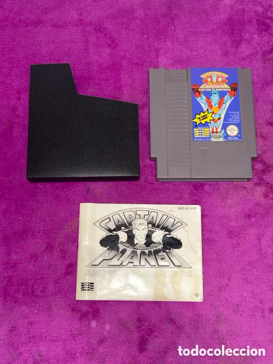 NINTENDO NES, JUEGO PARA NINTENDO NES CAPTAIN PLANET, FUNCIONA