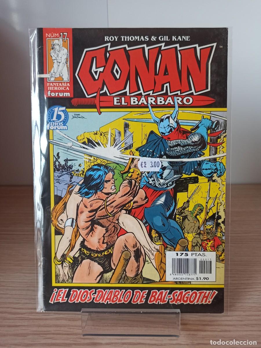 CONAN EL BARBARO ”¡El dios diablo de Bal-Sagoth!” (Ed. Comics Forum) Nº 17